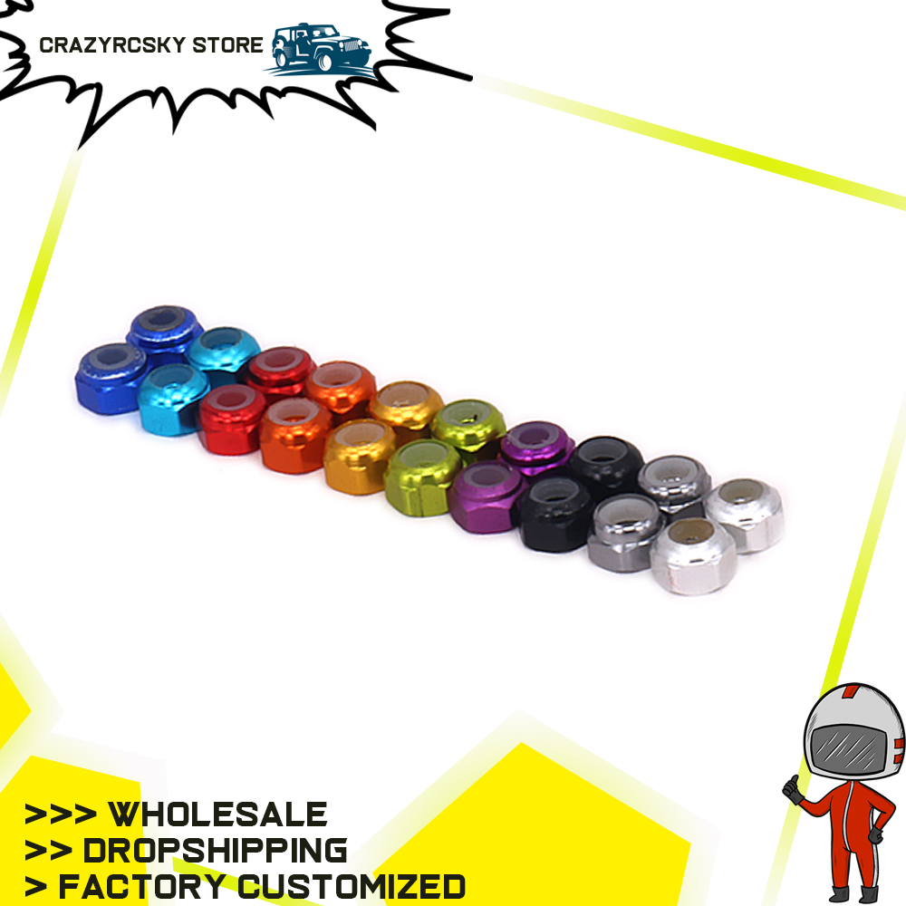 Rc Hobby Nut - 8 adet RCAWD tekerlek altıgen kilit