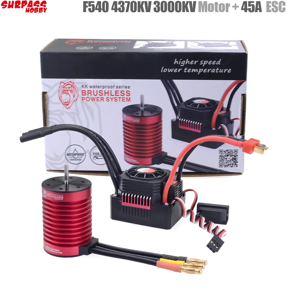 Rc Hobby Motors - Aşmak hobi KK su geçirmez Combo