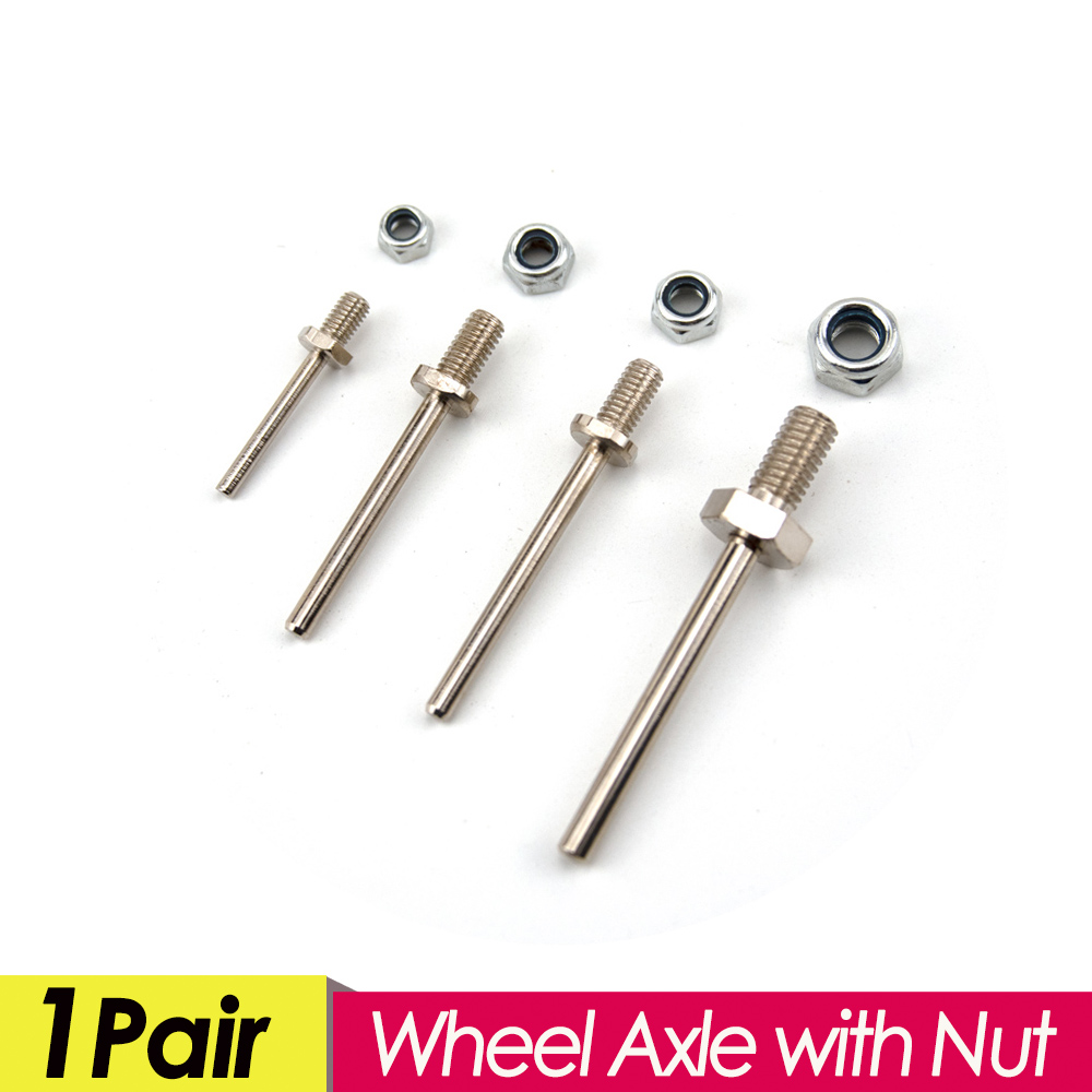 Rc Hobby Nut - 1 çift tekerlek akslar çelik mil