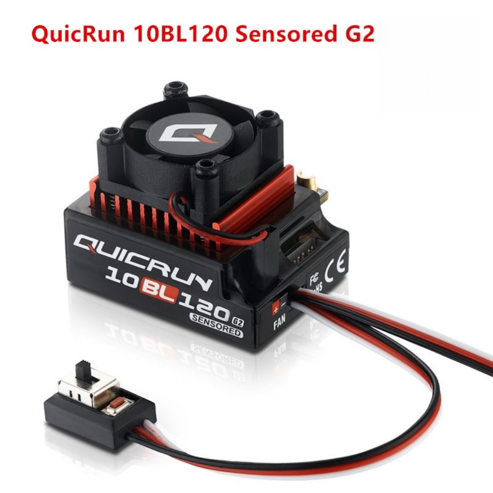 Rc Hobby Motors - FATJAY Hobbywing QUICRUN-10BL-120-G2 120A ESC Sensörlü