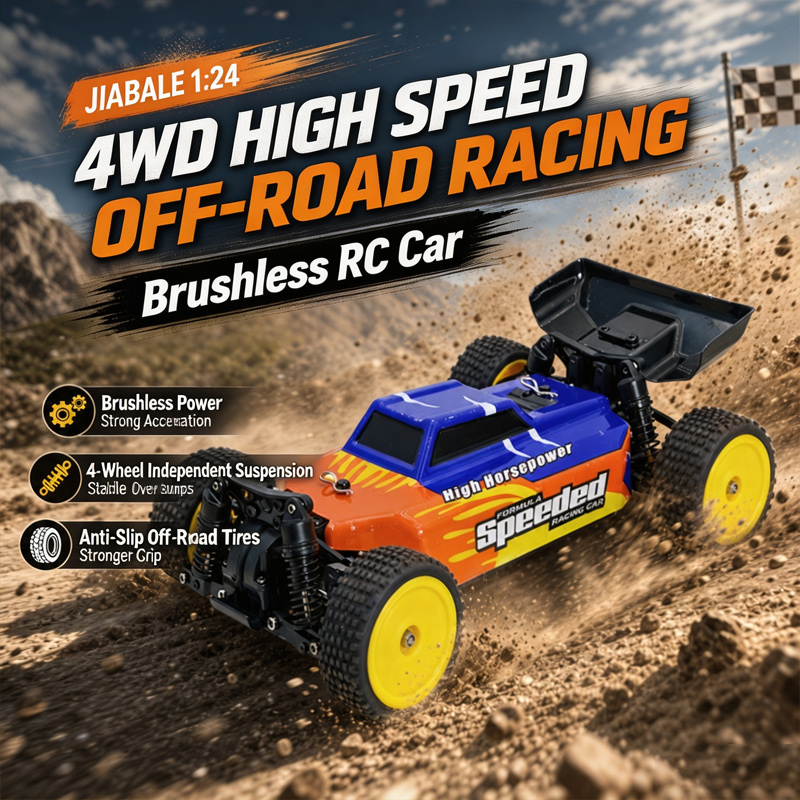Jiabale 1:24 Fırçasız 4WD Yüks - Rc Hobby Off Road incelemesi ve fiyatı
