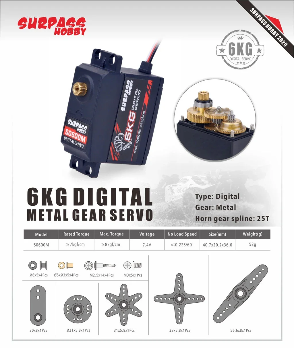 Surpass Hobby 6KG Su Geçirmez  - Rc Hobby Online incelemesi ve fiyatı