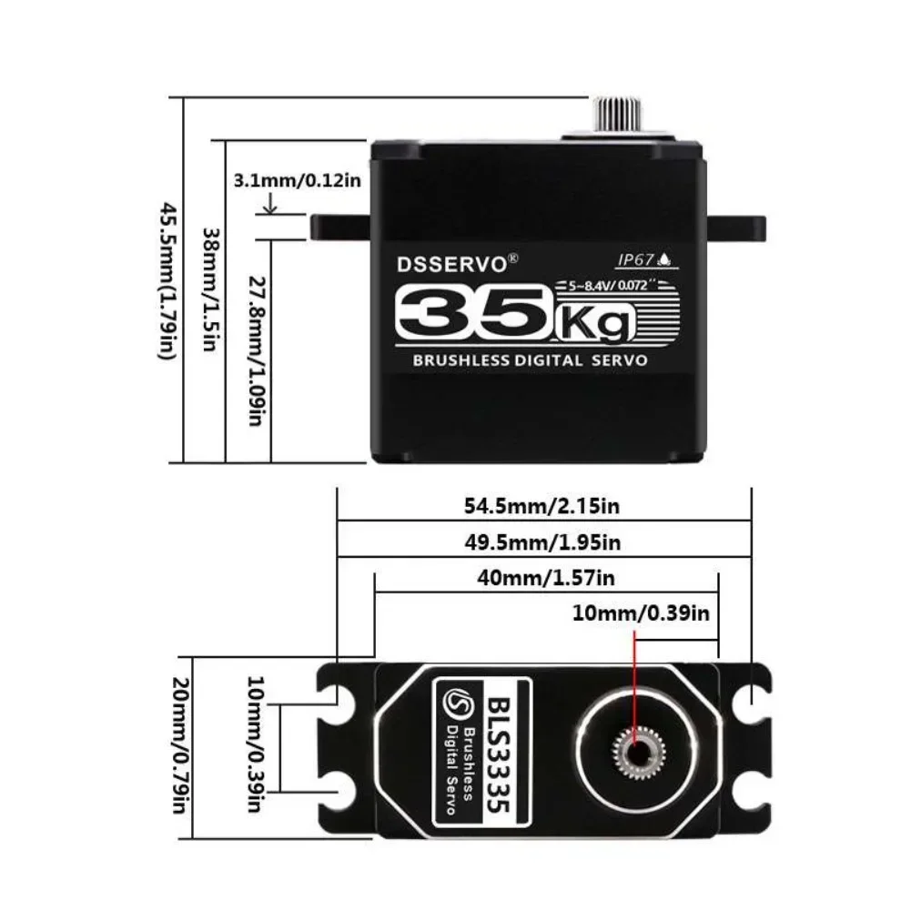 35 KG BLS3335 Dijital Servo Mo - Rc Hobby Motors incelemesi ve fiyatı