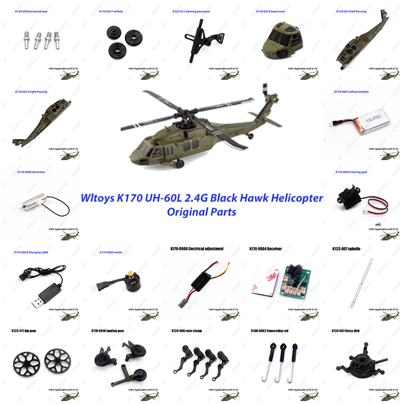 Wltoys XK K170 RC Helikopter Y - Body Shell Rc incelemesi ve fiyatı